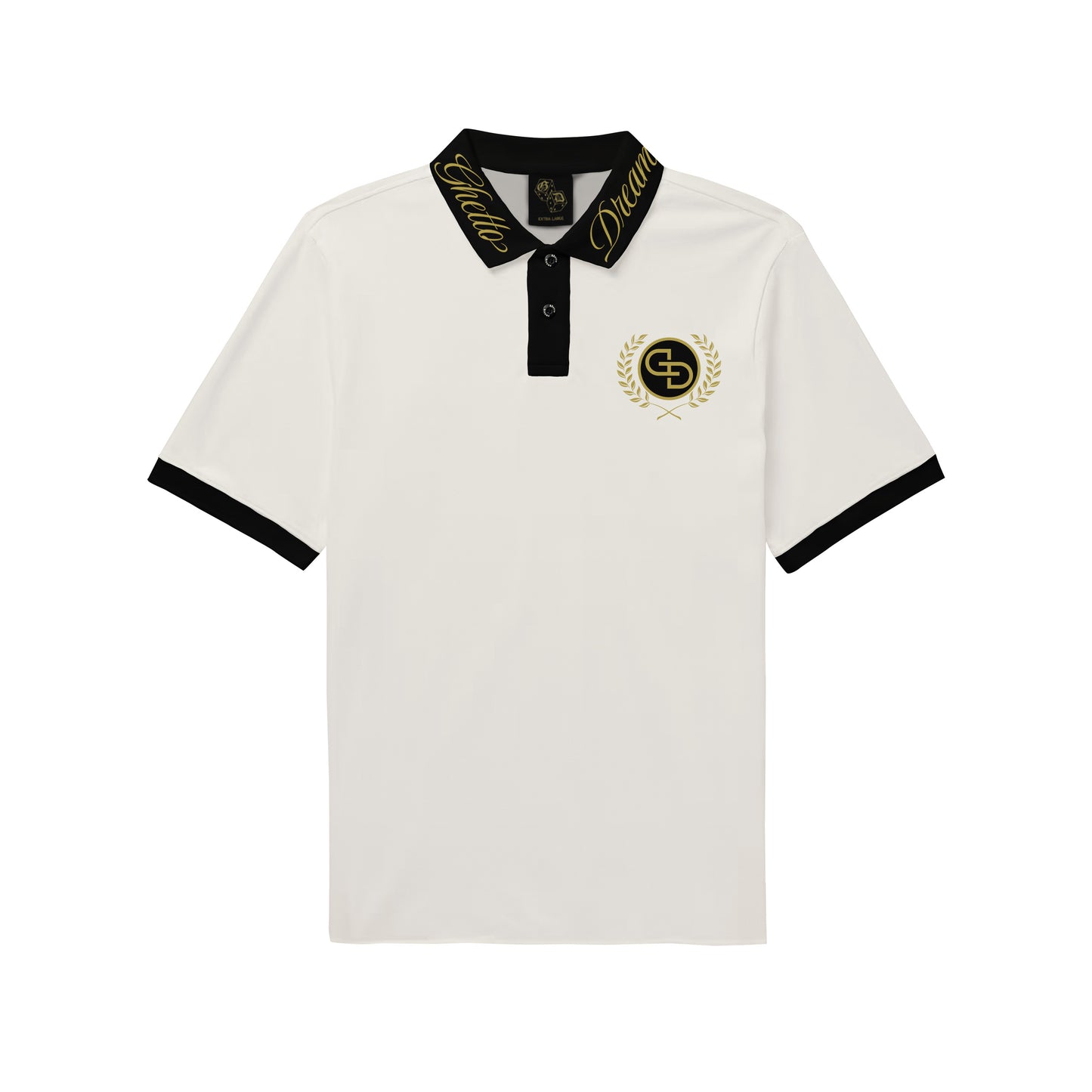 GD CREAM POLO SHIRT