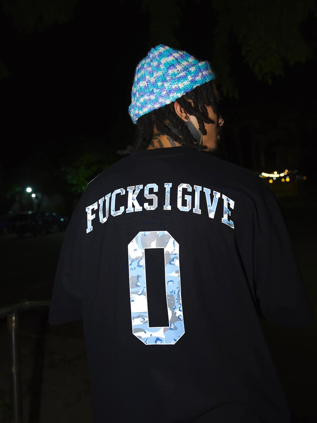ZERO FVCKS GIVEN (POWDER BLUE CAMOU)