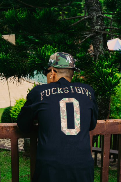 GD ZERO FVCK BLACK CAMOU TEE