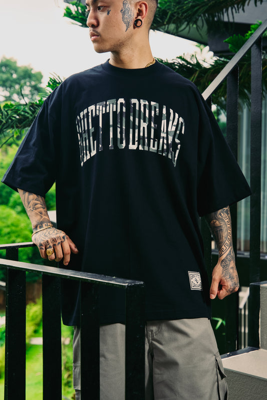 GD B&W CAMOU ARCH TEE