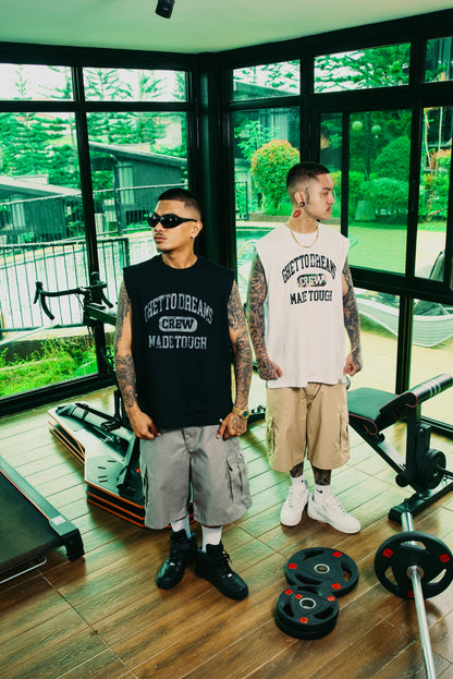 GD BLACK MUSCLE TEE