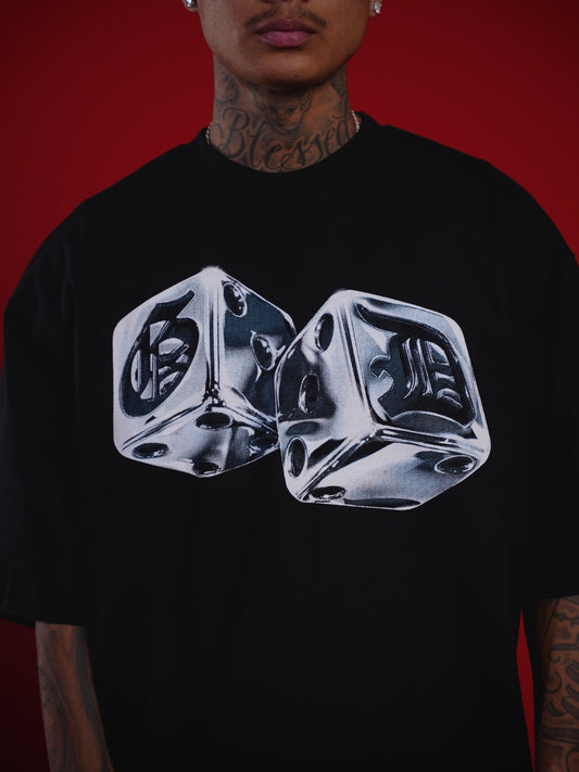 GD 3D DICE CHROME