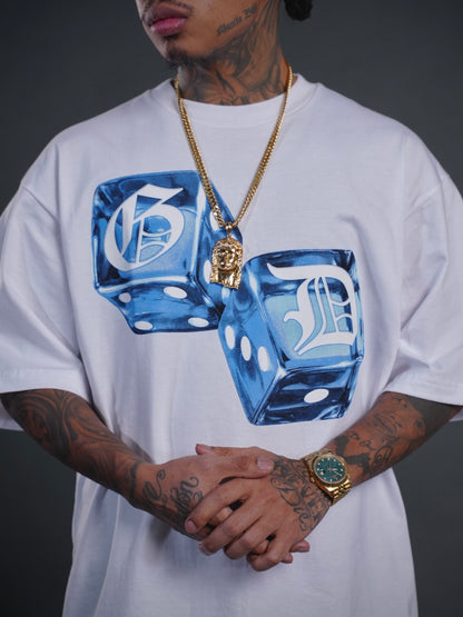 GD 3D DICE BLUE