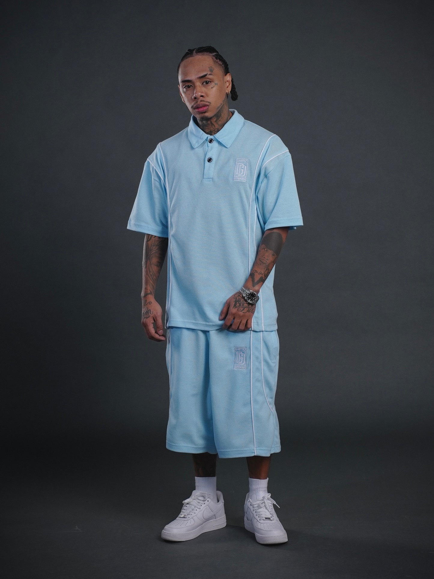 GD ROLLS ROYCE POLO SHIRT (Powder Blue)