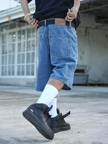 GD FULL STONE DENIM SHORT