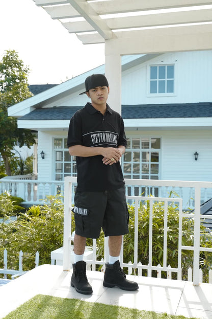GD BLACK POLO SHIRT