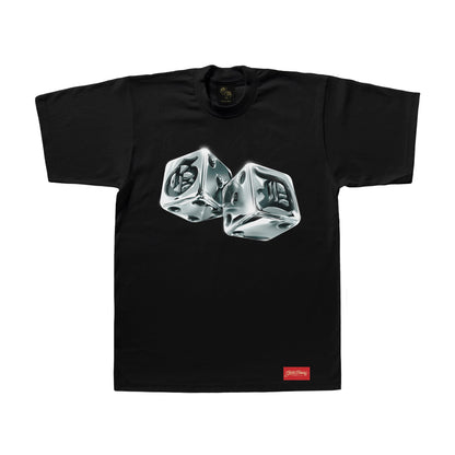 GD 3D DICE CHROME