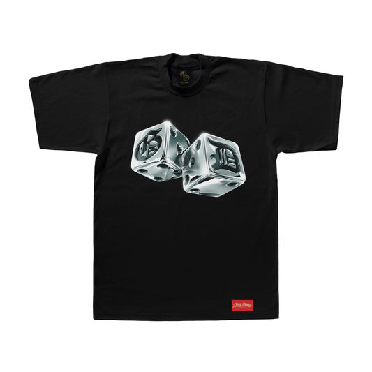 GD 3D DICE CHROME