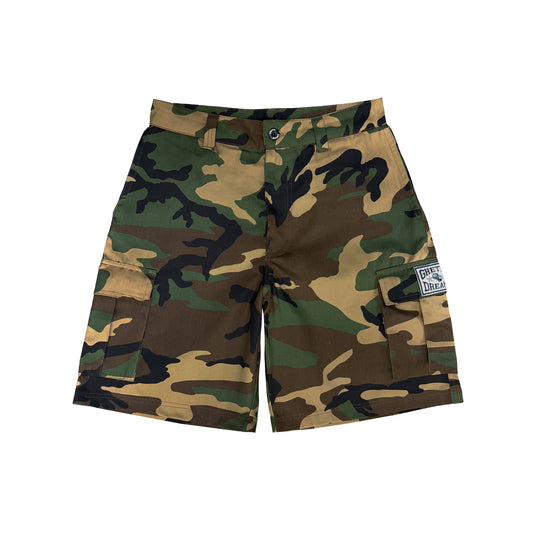 GD CAMOU CARGO SHORTS
