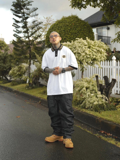 GD CREAM POLO SHIRT